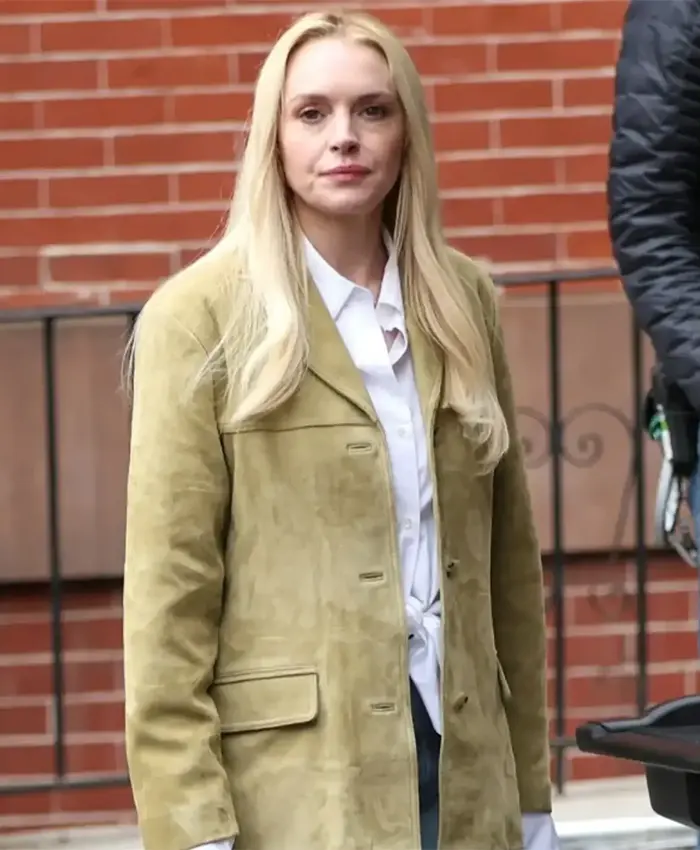 Lindsay Lohan NYC 2026 Coat