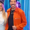 Lionel Richie American Idol S23 Orange Suede Jacket