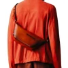 Lionel Richie American Idol S23 Orange Suede Jacket Back