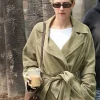 Los Angeles 2026 Lili Reinhart Olive Green Coat For Sale