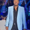 Luke Bryan American Idol S24 Light Blue Sequin Blazer