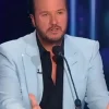 Luke Bryan American Idol S24 Light Blue Sequin Blazer For Sale