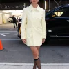 Lukita Maxwell New York City 2026 Pale Yellow Coat For Sale