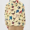 Malbon Bird Hooded Jacket Back