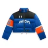 Mariska Hargitay Knicks vs Cavaliers Game 2 Puffer Jacket