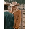 Marshals S01 Ellyn Jameson Suede Fringe Jacket