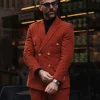 Men's Best Burnt Sienna Corduroy Suit