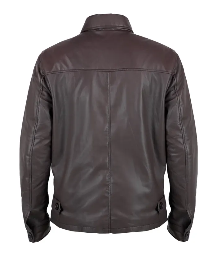 Mens Casual Style Polo Ralph Lauren Leather Jacket