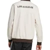 Men’s LAFC Adidas Originals Tan Anthem Full-Zip Jacket Back