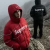 Mertra x Supreme Red Puffer Jacket For Sale