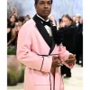 Met Gala 2026 ASAP Rocky Pink Coat Side