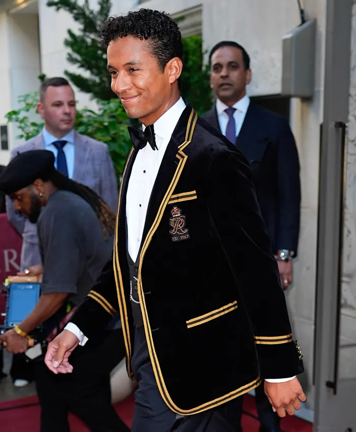 Met Gala 2026 Jaafar Jackson Black Velvet Blazer For Sale