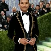 Met Gala 2026 Jaafar Jackson Black Velvet Blazer Front