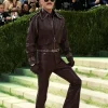 Met Gala 2026 Luke Evans Studded Leather Suit Front