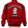 Michael Jackson Sailors 92 Red Varsity Jacket For Sale