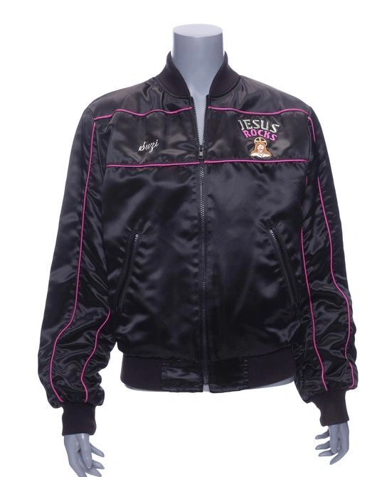 Mr & Mrs Smith Angelina Jolie Satin Jacket For Sale