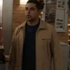 NCIS S23 Wilmer Valderrama Beige Jacket Front