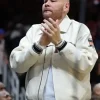 New York Knicks Fat Joe Cream Jacket Front