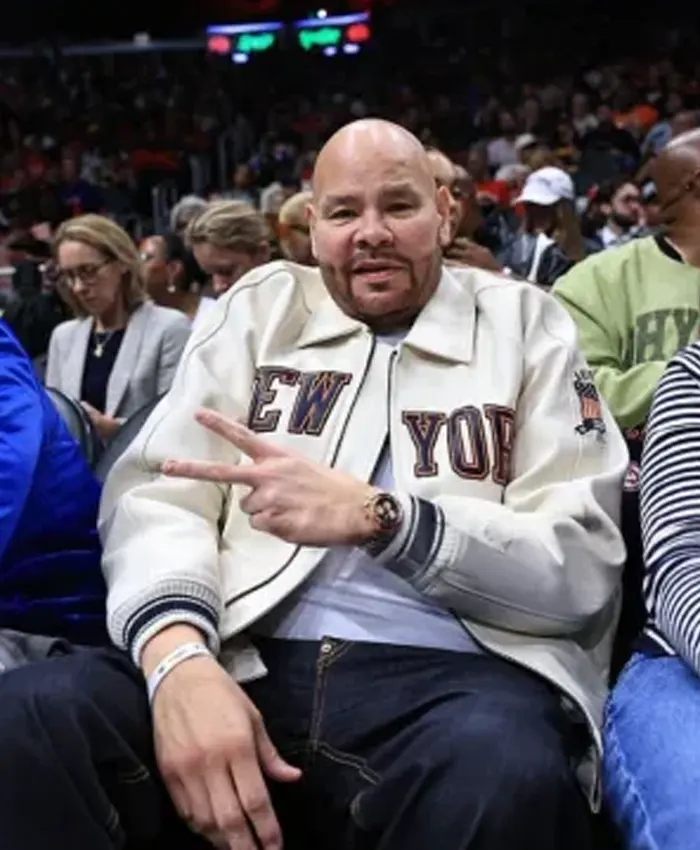 New York Knicks Fat Joe Cream Jacket
