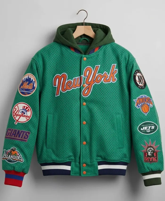 New York Sports Teams Kelly Green Jacket