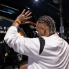 Neymar Santos FC White Track Jacket Back