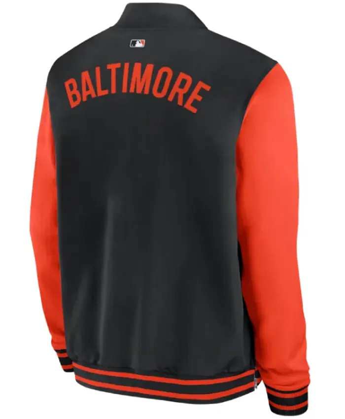 Nike Baltimore Orioles 2026 Dugout Jacket Back