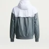 Nike Sportswear Grey & White Windrunner Jacket For Sale