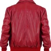 Off Campus Mika Abdalla Red Bomber Jacket Back
