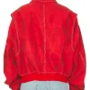 Off Campus Mika Abdalla Red Bomber Jacket Back
