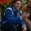 Off Campus S01 Garrett Graham Blue Varsity Jacket
