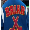 Off Campus S01 Garrett Graham Blue Varsity Jacket Back