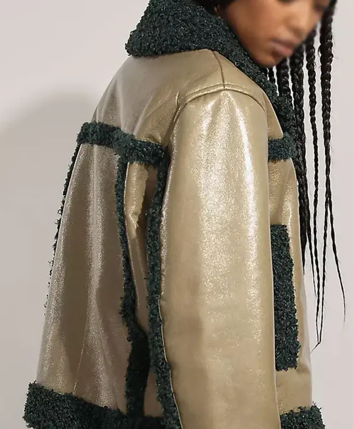 Off Campus S01 Mika Abdalla Leather Jacket Back