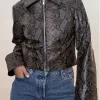 Off Campus S01 Mika Abdalla Snake Print Jacket