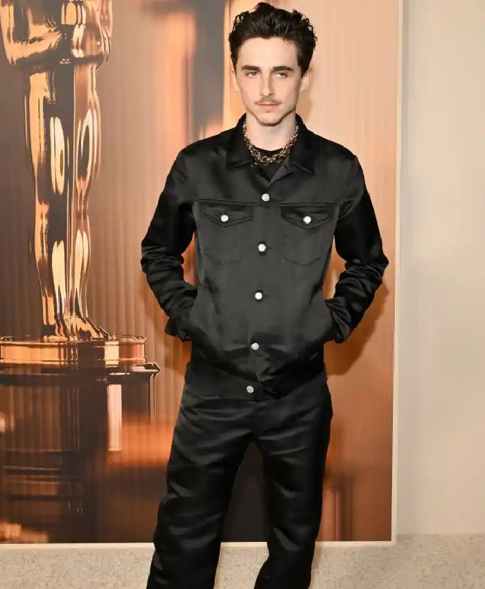 Oscars dinner 2026 Timothée Chalamet Black Jacket For Sale