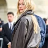 PFW 2026 Sarah Pidgeon Leather Jacket For Sale