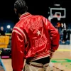 SGA Pop-Color Red Polo Ball Jacket Back