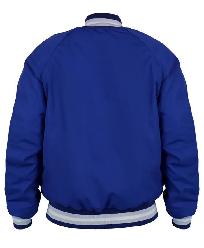 San Diego FC Navy Blue Varsity Bomber Jacket Back
