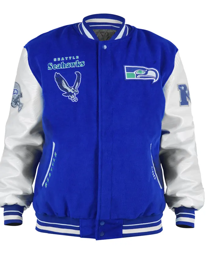 Seattle Seahawks Throwback Varsity Jacket