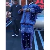 Snoop Dogg Blue Bandana Tracksuit For Sale