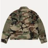 Stussy Woodland Camo Utility Work Jacket For Sale