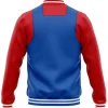 Super Mario Bros Varsity Jacket Back