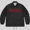 Supreme Spellout Coaches Jacket Black