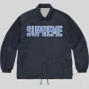 Supreme Spellout Coaches Jacket Blue