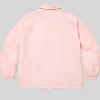 Supreme Spellout Coaches Jacket Pink Back