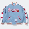 Supreme x Mitchell & Ness Atlanta Braves Varsity Jacket