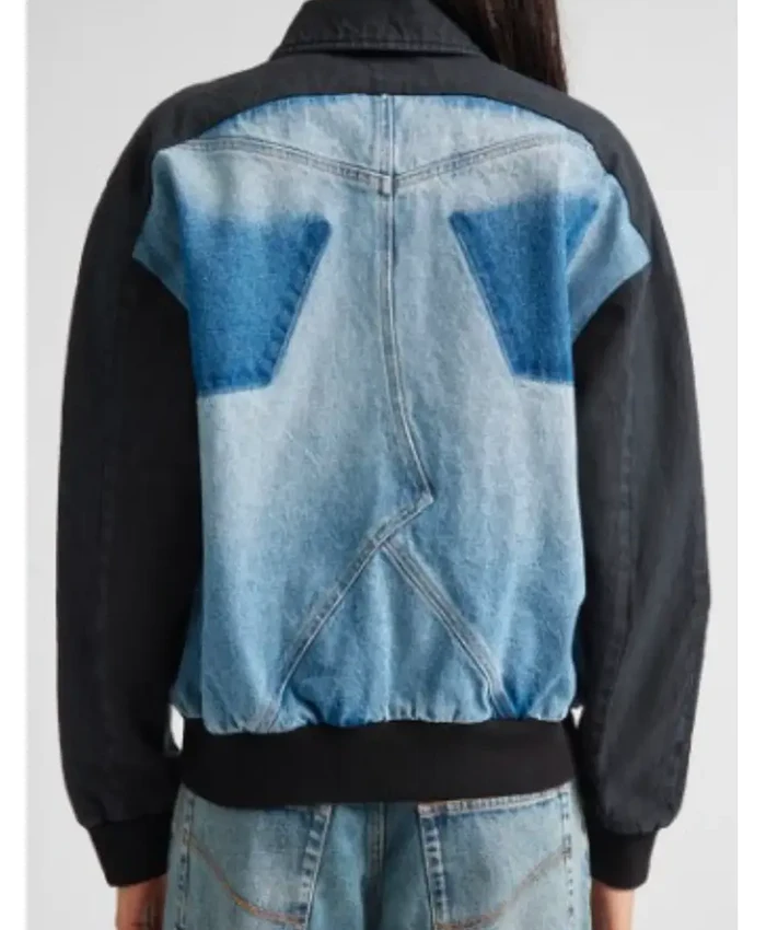 Taylor Swift Knicks VS Cleveland Bomber Jacket Back