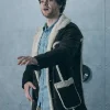The Boys S05 Hughie Campbell Shearling Leather Jacket Side