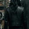 The Boys S05 Kimiko Miyashiro Black Leather Jacket Back