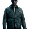 The Boys S05 Reggie Franklin Suede Leather Jacket Front