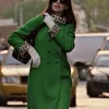 The Devil Wears Prada 2 Andy Sachs Green Coat For Sale